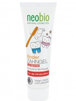 NEOBIO гелевая зубная паста для детей без фтора с био-яблоком и папайей