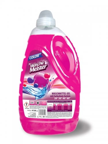 WascheMeister Color 4 L гель для стирки цветных тканей