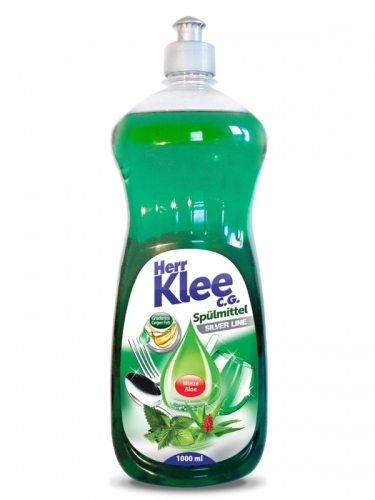 Herr Klee Silver Line Minze Aloe 1L средство для мытья посуды с ароматом мяты и алоэ