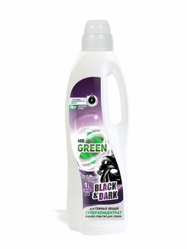 MR.GREEN Black & Dark гель для стирки темных вещей 1 л