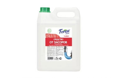 Forest clean TURBO средство от засоров 5 л