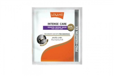 Lolane Intense Care Keratin Papair Mask Blue Line 15 g. интенсивная маска с кератином 15 g
