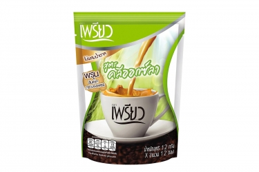 Instant Coffee Cleoxla Formula от Preaw кофе для похудения с кактусом, черносливом и гарцинией 12 гр