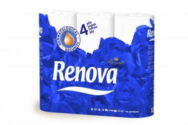 RENOVO туалетная бумага 4-слойная 9 рулонов