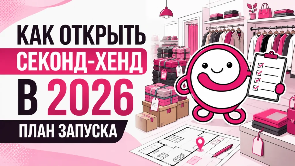 Как открыть секонд-хенд с нуля в 2026 году: пошаговый бизнес-план и закупка товара оптом